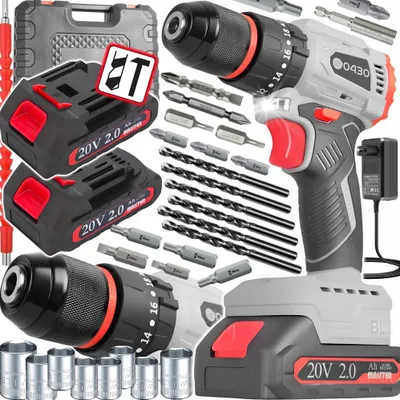 Produktbild von Bürstenloser Bohrschrauber 2X20V Majster Mp0430 2 Geschwindigkeiten, Led