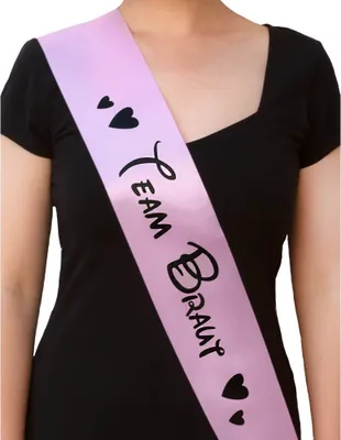 Produktbild von Oblique Unique Schärpe Team Braut JGA Junggesellinnenabschied Hen Party rosa