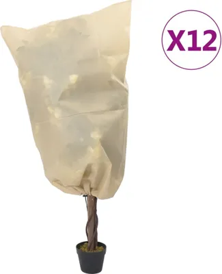 Produktbild von Wintervlies mit Kordelzug 12 Stk. 70 g/m² 0,8x0,8 m