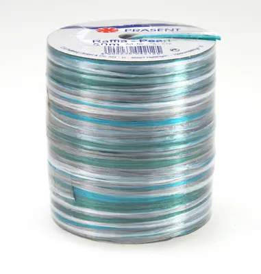 Immagine prodotto di PRÄSENT 138-612 Raffia-Pearl 50m-Spule blau-Gl