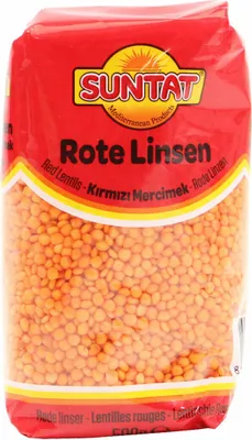 Produktbild von Suntat Rote Linsen 500g