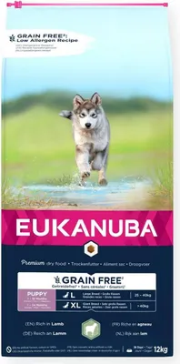 Produktbild von EUKANUBA Grain Free Puppy Large&Giant Lamb - trockenfutter für Hunde - 12kg
