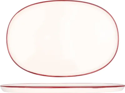 Imagen del producto de Bonna - Plato para servir - Línea Burgundy - Porcelana - 34 cm