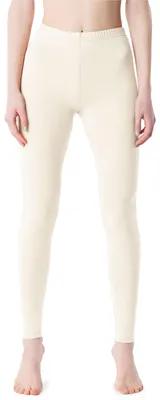 Produktbild von Bellivalini Damen Lange Leggings aus Viskose BLV50-203 (Ecru, S)