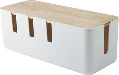 Produktbild von Kabelmanagementbox - Steckdosenabdeckung aus Holz