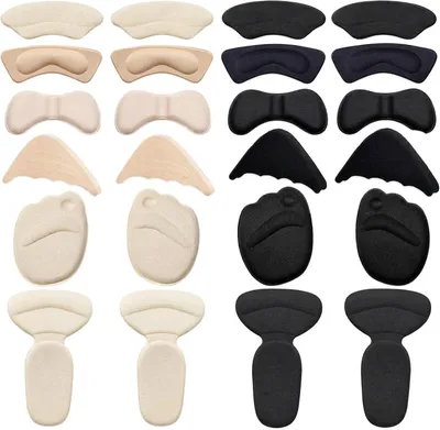 Imagen del producto de Plantillas para los pies, 12 pares, antideslizantes, que alivian la presión, para uso diario