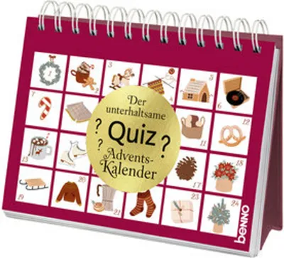 Produktbild von Der unterhaltsame Quiz-Adventskalender