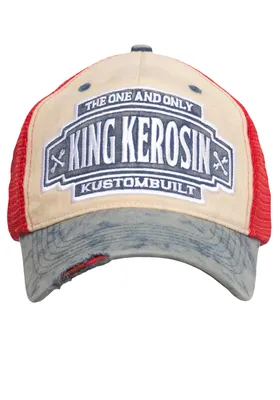 Produktbild von King Kerosin Snapback Cap Kustombuilt red