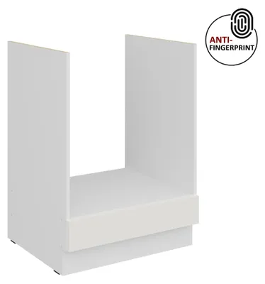 Produktbild von Küchen Herdunterschrank 60 cm Küche ARIA Weiss ultra matt + Weiss matt, hochwertige Fronten mit Anti Fingerprint Beschichtung Küchenzeile Küchenblock