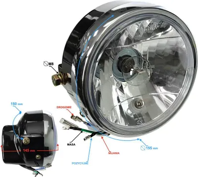 Zdjęcie produktu dla Reflektor do motoroweru Ranger Classic