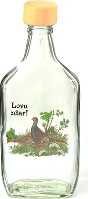 Zdjęcie produktu dla Butelka szklana 500ml BACKSTEIN z pokrywką LOV