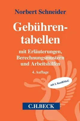 Immagine prodotto di Schneider, N: Gebührentabellen