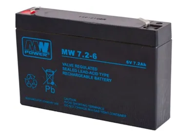 Zdjęcie produktu dla Akumulator żelowy 6V/7,2Ah do pojazdów elektrycznych dla dzieci Część zapasowa
