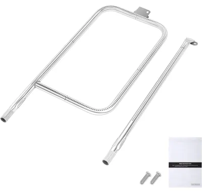 Produktbild von GFTIME 65032 Brenner Edelstahl für Weber Q300, Q320, Q3000, Q3200, 404341, 57060001, 586002 Gasgrill, Grill Brenner Ersatz für Weber 60036, 80385, 13122, 424001 426001