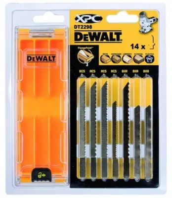 Säbelsägeblatt Mix 14-teilig für Holz, Laminat und PVC DEWALT STANLEY BLACK+DECKER
