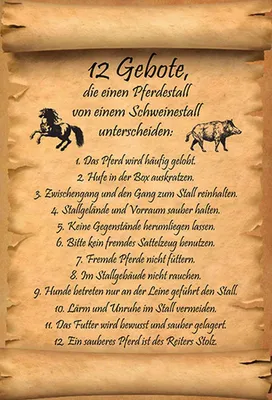 Zdjęcie produktu dla vianmo Drewniany znak 30x20 cm Gebote Pferdestall Schweinestall