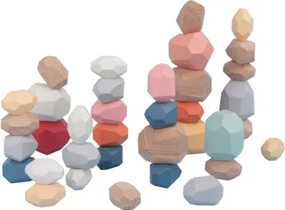 Produktbild von 36-teiliges Bausteinset zum Balancieren und Sortieren, Lernspielzeug
