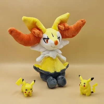 Produktbild von Pokemon Rutena Kuscheltier - 19 cm Plüschtier Braixen