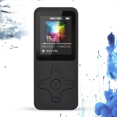 Image de Lecteur MP4 portable, lecteur de musique MP3 avec écran LCD, lecteur vidéo, visionneuse de photos, compatible cartes TF, radio FM, lecteur de livres électroniques, enregistreur, avec carte mémoire de 32 Go
