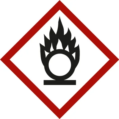 Produktbild von Gefahrstoffsymbol Flammeüber Kreis, Typ: 04105