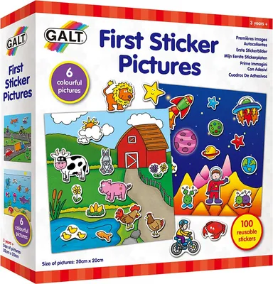 Produktbild von Galt Toys FIRST STICKER PICTURES, 3 Jahr(e), Mehrfarbig
