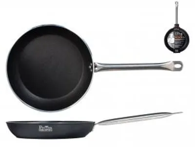 Produktbild von PINTI INOX Antihaft-Pfanne, Edelstahl, Schwarz, 32 cm