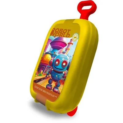Zdjęcie produktu dla Trolley do Rysowania Les Robots, 7 Stempli, 5 Kredek, 18 Pisaków Giotto, Zeszyt Aktywności, Naklejki