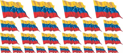 Produktbild von Mini Aufkleber Set - Pack wehend - 4x 51x31mm+ 12x 33x20mm + 10x 20x12mm- selbstklebender Sticker - Venezuela - Flagge / Banner / Standarte fürs Auto, Büro, zu Hause und die Schule - Set of 26