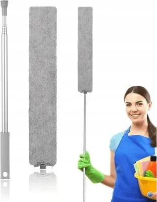Zdjęcie produktu dla Szczotka Miotełka Do Kurzu Teleskopowa Długa 280Cm Płaska Obrotowa