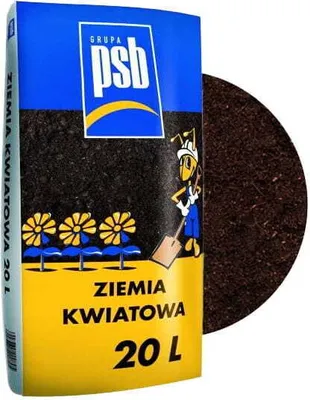 Zdjęcie produktu dla Uniwersalna ziemia ogrodowa do kwiatów PSB 20 litrów