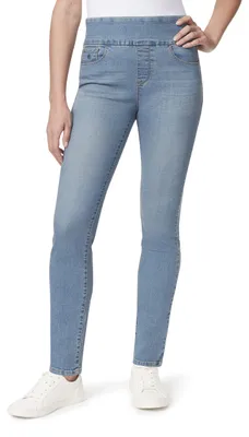 Immagine prodotto di Jeans da donna Gloria Vanderbilt, modello Amanda Hr, colore Shoshone, taglia 46, lunghezza corta