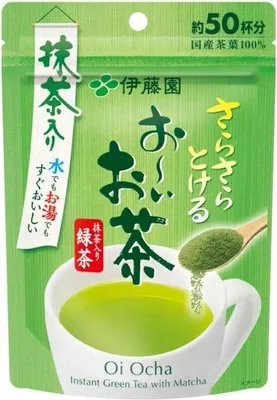 Produktbild von Itoen | Löslicher Grüner Tee Oi Ocha Mit Matcha - 40g - Keine Allergene - Japanischer Genuss - Grüner Tee