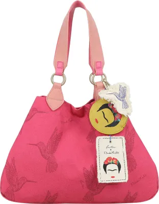 Produktbild von Fritzi aus Preußen Fritzi x Frida Kahlo Izzy Limited Kolibri Canvas Shopper Pinki