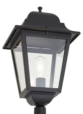 Zdjęcie produktu dla Klasyczny lampion zewnętrzny czarny 220 cm IP44 - Big