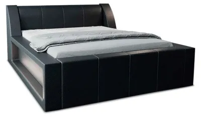 Produktbild von Boxspringbett Fermo mit Beleuchtung, Tonnentaschenfederkernmatratze und Topper, 180x200 cm