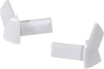 Produktbild von Eckstück Dural Durabord PVC Weiß 10 mm
