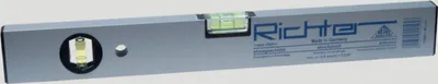 Produktbild von RICHTER LM-Wasserwaage Silber eloxiert ohne Magnet Länge 400 mm