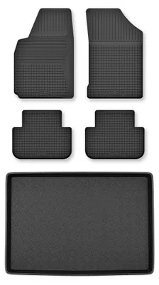 Obrázek produktu pro Vaničkové autokoberce + vana kufru pro: Jeep Grand Cherokee III WK 2008-2010 SUV 5 ks – Wielganizator Semi-Universal