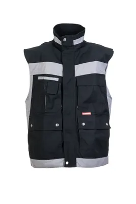Produktbild von Größe S Herren Planam Plaline Weste schwarz zink Modell 2530