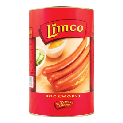 Immagine prodotto di Limco - Salsiccia Bockwurst - 25 pezzi