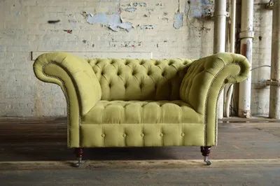 Image de Canapé Chesterfield, fauteuil, sofa, revêtement en cuir, salon, club