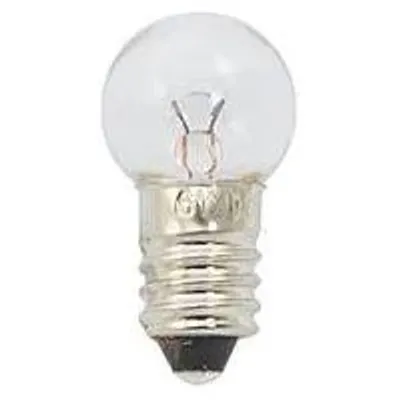 Image de Ampoule 6V 0,4A, culot E10, pour vélo, dimensions 15x29 mm