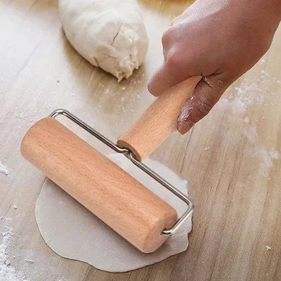 Produktbild von Holz-Teigroller-Set für vielseitige Küchenarbeiten