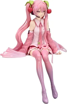 Produktbild von Hatsune Miku Nudelstopper aus PVC-Statue „Sakura Miku 2026“, 14 cm