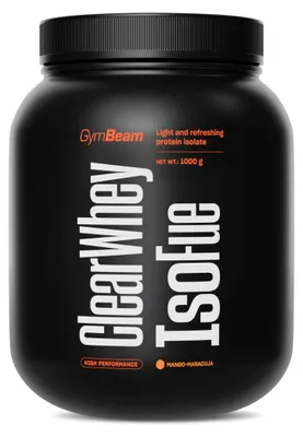 Produktbild von GymBeam - Clear Whey IsoFue, 1000 g, Mango Maracuja