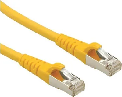 Immagine prodotto di ROLINE - Patch-Kabel - RJ-45 (M) bis RJ-45 (M) - 15 m - SFTP, PiMF - CAT 6a - Gelb (21.15.2828)
