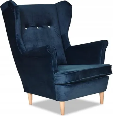Produktbild von Family Meble Ohrensessel Ari II Relaxsessel aus Webstoff Skandinavisch Loungesessel Fernsehsessel Für Wohnzimmer Esszimmer Schlafzimmer (MONOLIT 77)