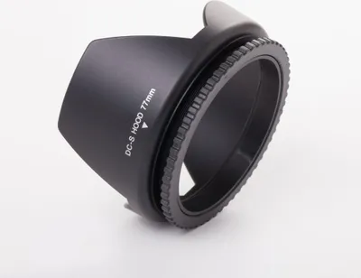 Produktbild von vhbw Gegenlichtblende für 77mm Objektiv, tulpenförmig, 10,3 cm, schwarz