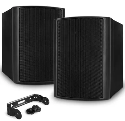 Image de Enceinte passive - Haut-parleurs 2 voies - 100 W - Intérieur et extérieur - Noir