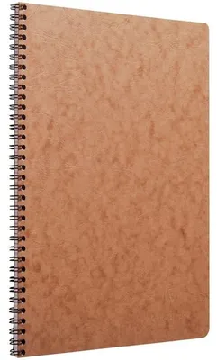 Obrázok produktu pre Clairefontaine 78145C, zápisník Clairefontaine AGE BAG, formát DIN A4, s linkami, farba tabak